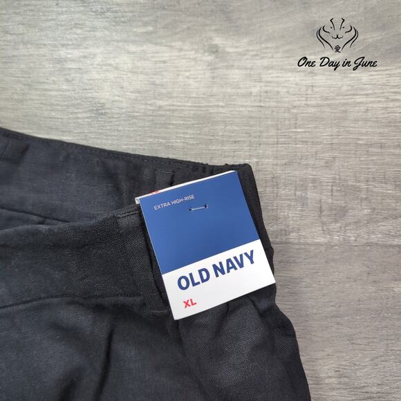 Old Navy High Rise Linen Shorts Size XL - Picture 2 of 7